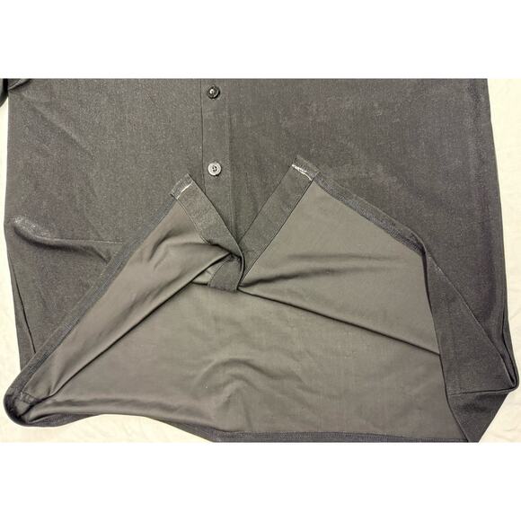 Positano Charlie Lapson Shirt Men’s 2XL /Club Shirt Shimmery Black • Made USA - Picture 7 of 9